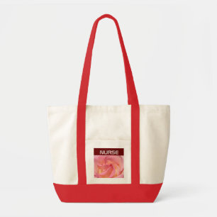 Bolsas de mano NURSE regalos Rosa Flor Rosa Enferm