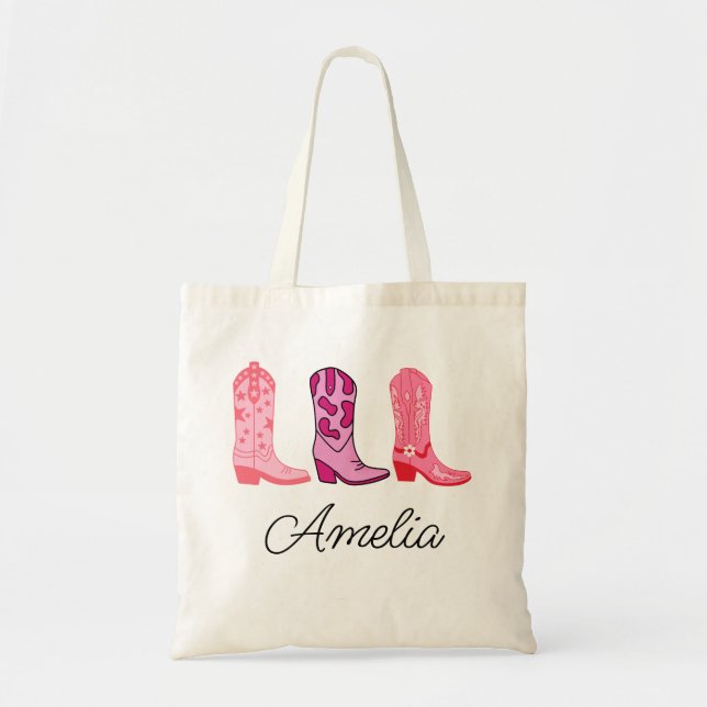 Bolsas de mano para despedida de soltera de vaquer (Frente)