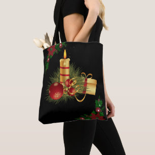Bolsas de mano para mujer de Navidad, Vela de Navi