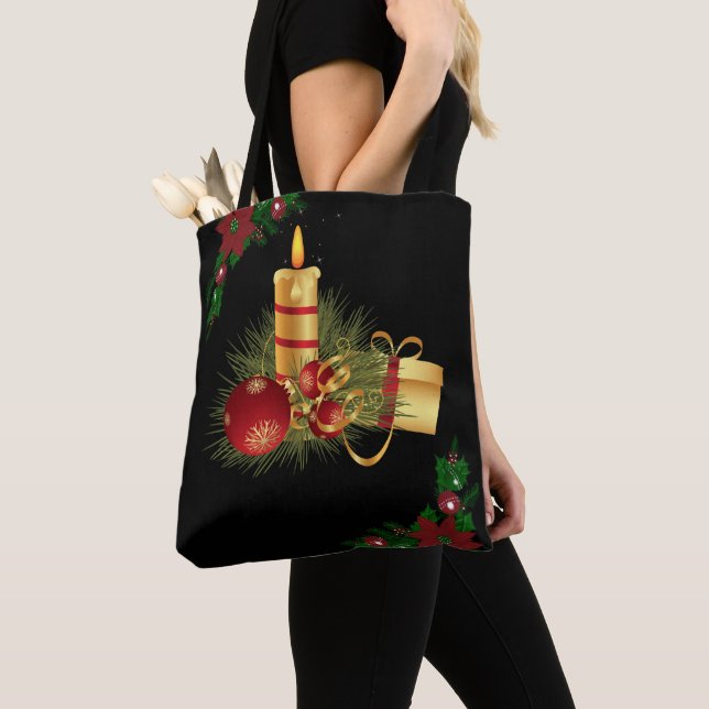 Bolsas de mano para mujer de Navidad, Vela de Navi (Detalle)