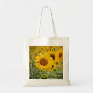 Bolsas de mano personalizadas de girasol