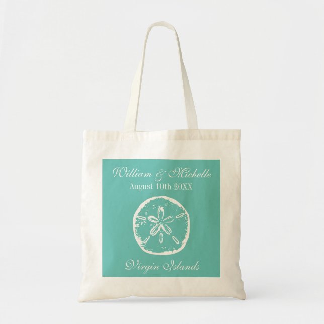 Bolsas de mano personalizadas para bodas de destin (Frente)