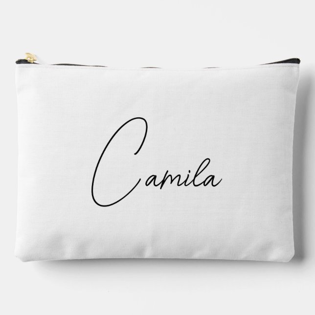 Bolsas de maquillaje de dama de honor, bolsas cosm (Anverso)
