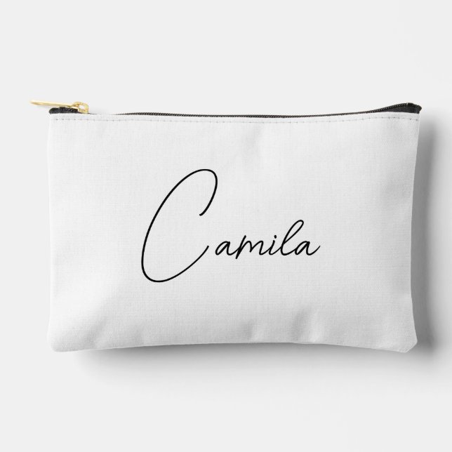 Bolsas de maquillaje de dama de honor, bolsas cosm (Anverso)