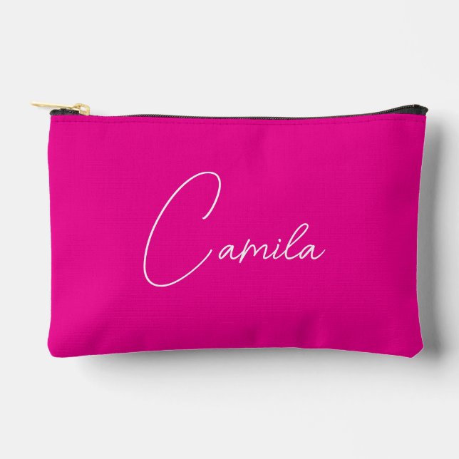 Bolsas de maquillaje de dama de honor, bolsas cosm (Anverso)