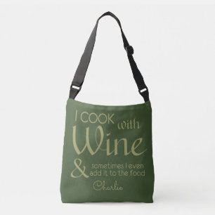 Bolsas de nombres personalizadas de la cita de vin