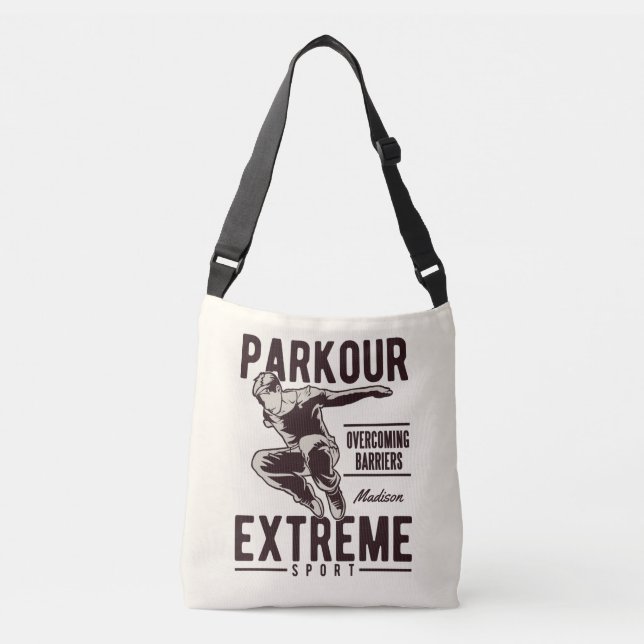 Bolsas de nombres personalizadas de PARKOUR (Anverso)