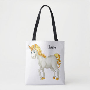 Bolsas de nombres personalizadas de Unicorn