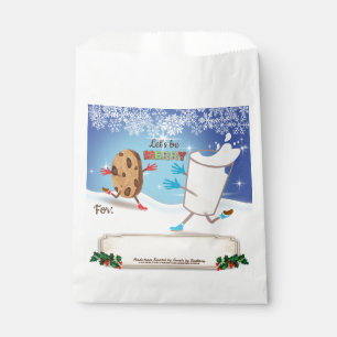 Bolsas de panadería Navidades galletas de leche pe