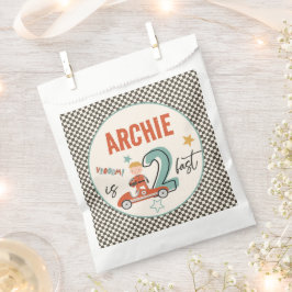 Bolsas de papel con temas de autos de carrera favo