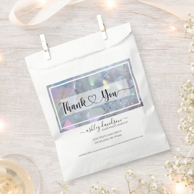 Bolsas de papel de compras de Angel Aura Quartz (Cortado)