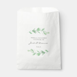 Bolsas de papel favoritas de bodas personalizadas 