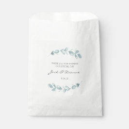 Bolsas de papel favoritas de bodas personalizadas 