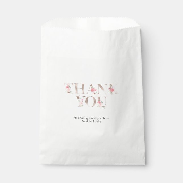 Bolsas de papel favoritas para la boda personaliza (Anverso)