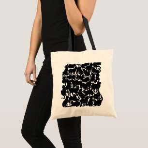 Bolsas de pastoreo para gato negro para el gato Bo