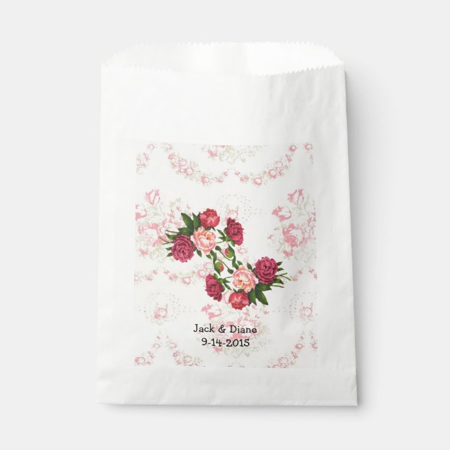 Bolsas de Personalizado de las rosas rosadas de Sh (Anverso)