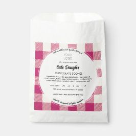 Bolsas de plantillas de etiquetas de alimentos par