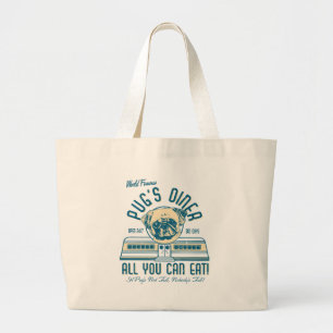 Bolsas de playa estilo retro estilo Pug's Diner