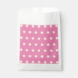 Bolsas de Polka Dot Favor (amarillo rosa y suave)