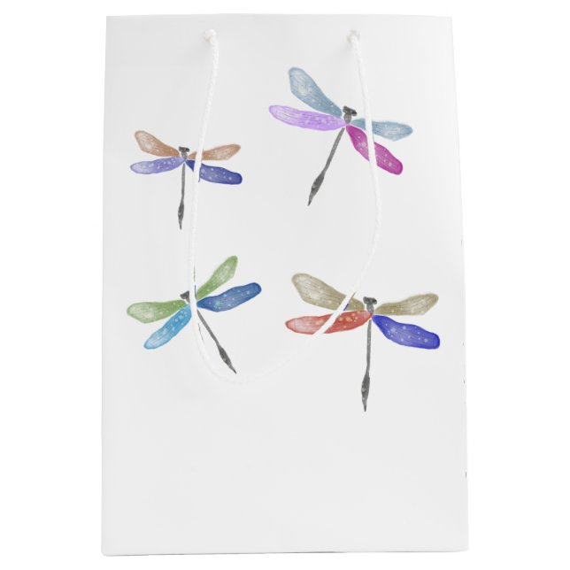 Bolsas de regalo | Acuarela | DragonFly (Anverso)