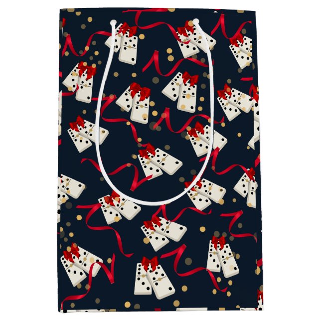 Bolsas de regalo - Azul de diseño para Domino (Anverso)