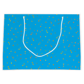 Bolsas de regalo - Azules con lunares dorados