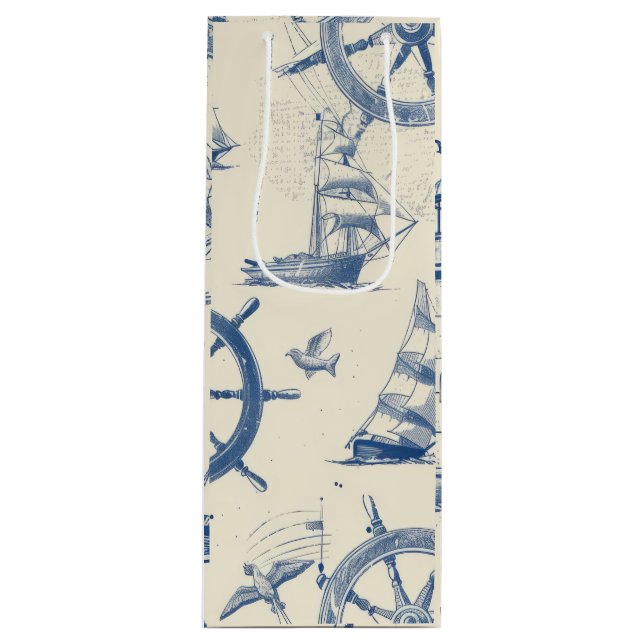 Bolsas de regalo con detalles náuticos (Anchor y b (Anverso)