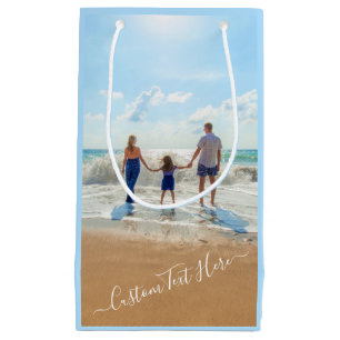Bolsas de regalo con fotos familiares personalizad