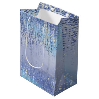 Bolsas de regalo con salpicaduras de pintura abstr