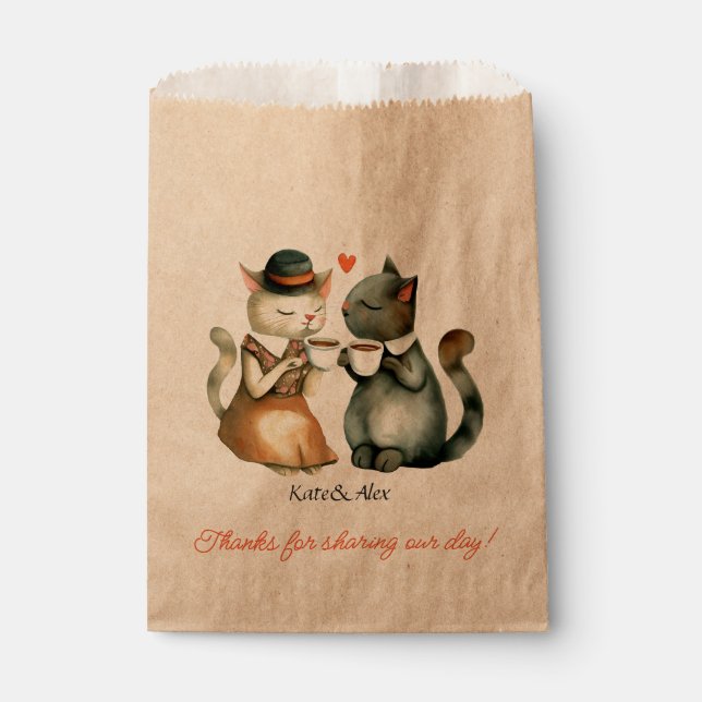 Bolsas de regalo de agradecimiento temáticas de an (Anverso)