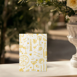 Bolsas de regalo de bienvenida Boda dibujadas a ma