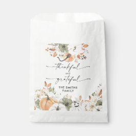Bolsas de regalo de calabazas rústicas para cena d