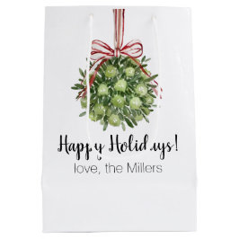 Bolsas de regalo de color de agua Coquette Mistlet