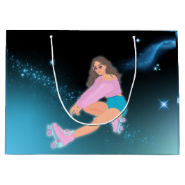 Bolsas de Regalo de Compras de Chica Patinando