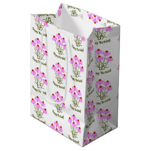 Bolsas de regalo de cono morado