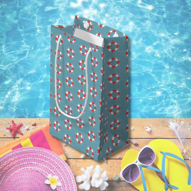 Bolsas de regalo de cumpleaños del Fiesta de la pi (pool party gift bag for summer birthday)