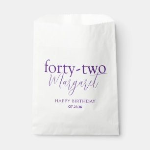 Bolsas de regalo de fiesta de cumpleaños impresas