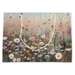 Bolsas de regalo de impresión de flores silvestres