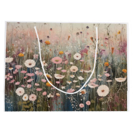 Bolsas de regalo de impresión de flores silvestres