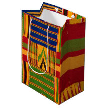 Bolsas de regalo de impresión de Kente