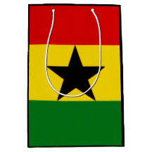 Bolsas de regalo de la bandera de Ghana