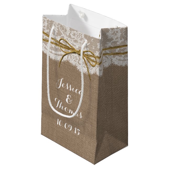 Bolsas de regalo de la colección de Bodas de doble (Angulo Anverso)
