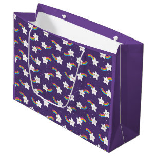 Bolsas de regalo de las estrellas del arco iris