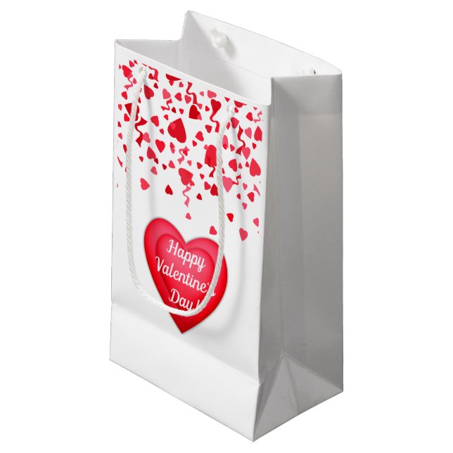 Bolsas de regalo de los corazones del el día de Sa (Angulo Anverso)