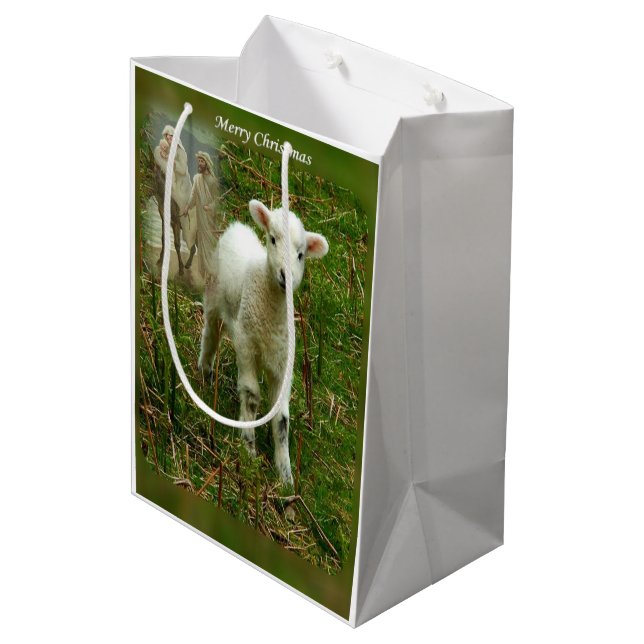 Bolsas de regalo de los navidades Jesucristo (Angulo reverso)