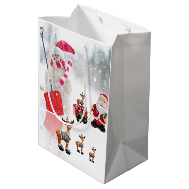 Bolsas de regalo de Navidad (Angulo reverso)