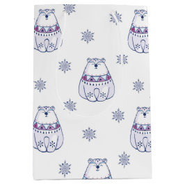 Bolsas de regalo de Navidad adorables con osos pol