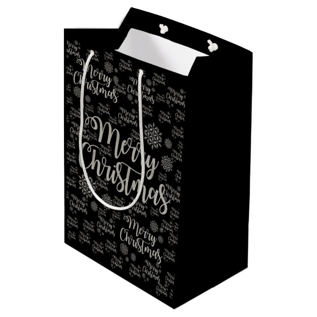 Bolsas de Regalo de Navidad de Feliz (Angulo reverso)