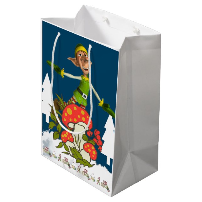 Bolsas de regalo de Navidad para duendes (Angulo reverso)