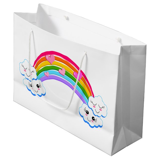 Bolsas de regalo de nubes de arco iris (Angulo Anverso)